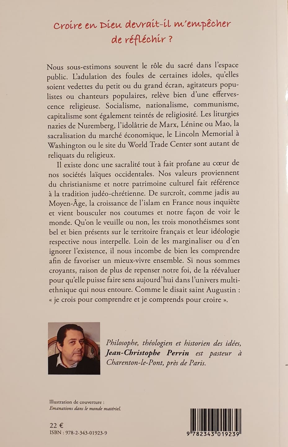 Dos de Croire en Dieu